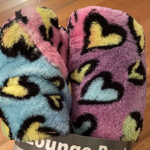 Carnival Pink Hearts Lounge Pants Pajama Bottoms Womens Size Medium NEW - Picture 7 of 7